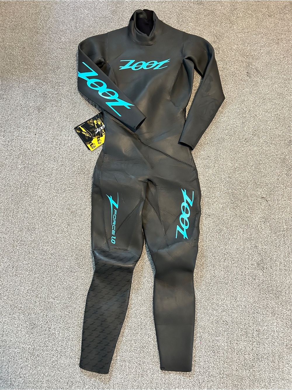 Zoot Women's Black & Teal Full Wetsuit - Performance Swim